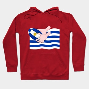 Uruguay Rugby Flag Hoodie